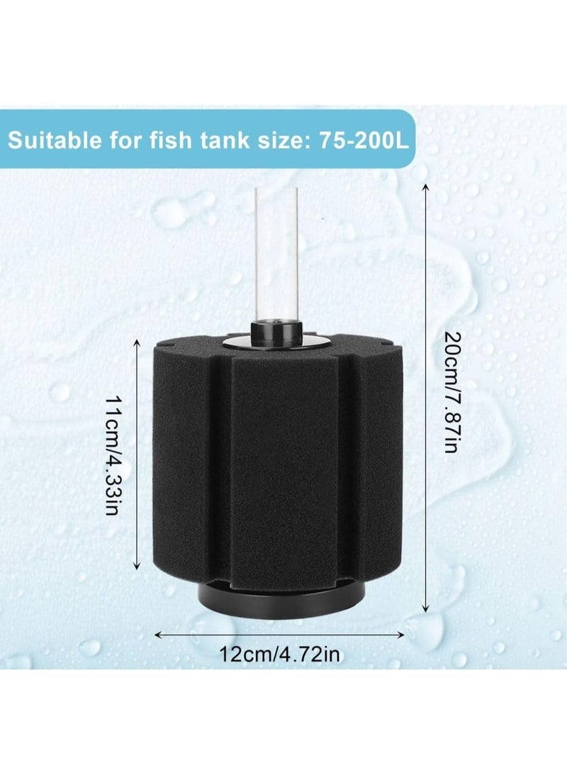 فلتر اسفنجي XY-380 لحوض السمك، بيوكيميائي ناعم والبيتا فراي والروبيان، هواء - Image 2